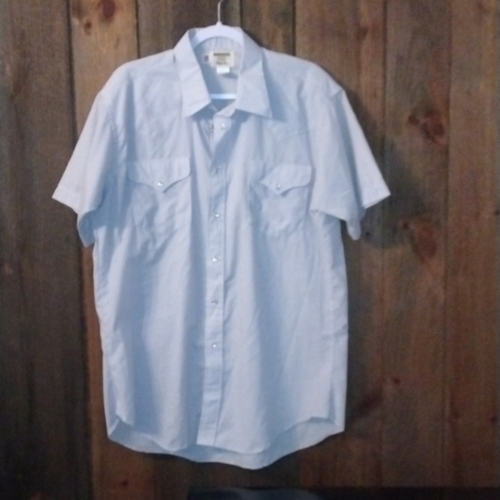 Men's Ruddock Long Sleeve Striped Button Down Shirt Size 17